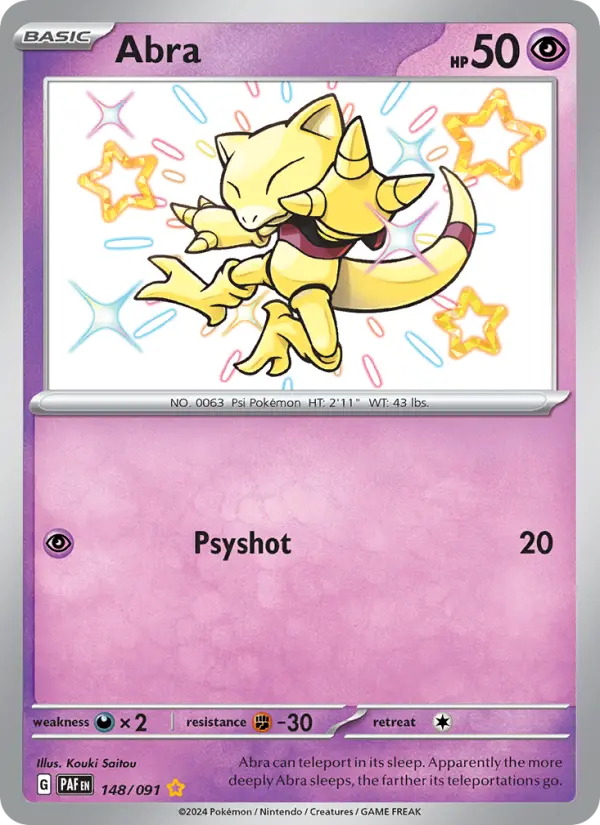Abra — Paldean Fates #148