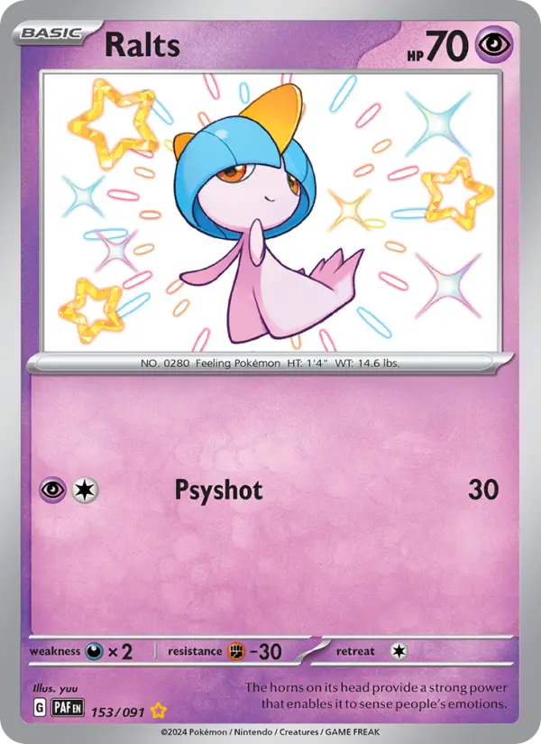 Ralts — Paldean Fates #153