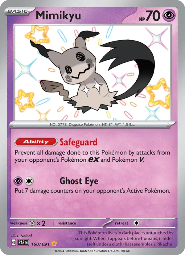 Mimikyu — Paldean Fates #160