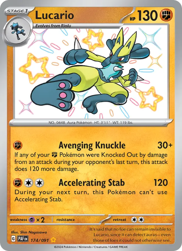 Lucario — Paldean Fates #174