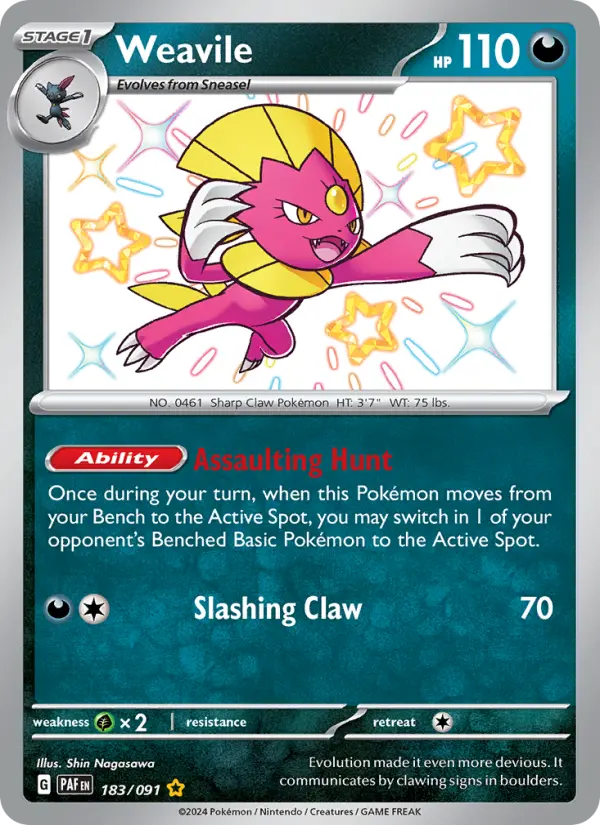 Weavile — Paldean Fates #183