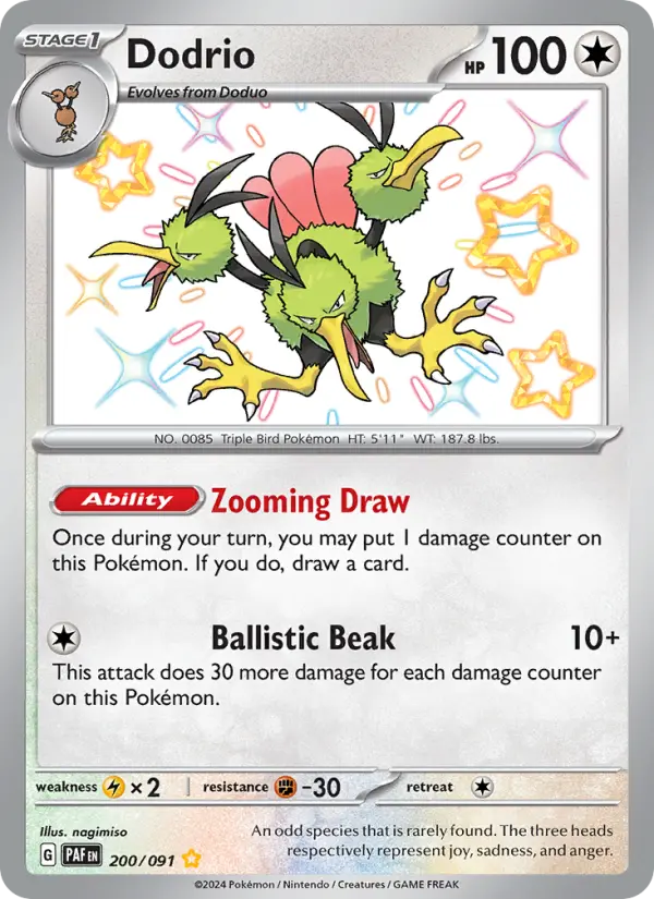 Dodrio — Paldean Fates #200