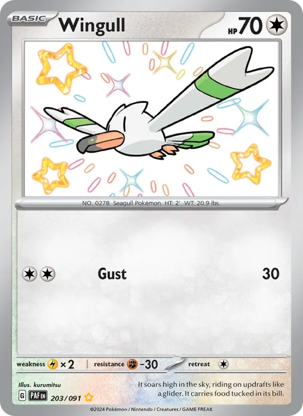 Wingull — Paldean Fates #203