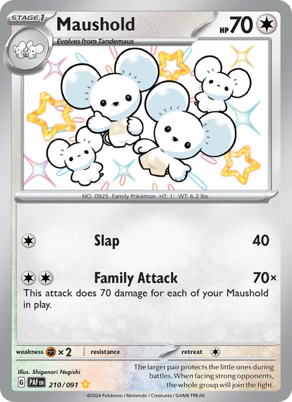 Maushold — Paldean Fates #210