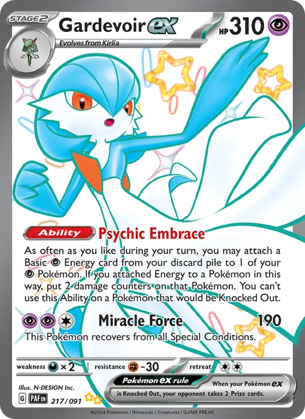 Gardevoir ex — Paldean Fates #217