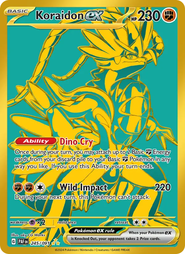Koraidon ex — Paldean Fates #245