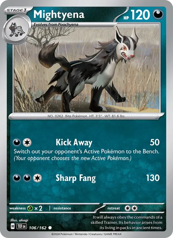 Mightyena — Temporal Forces #106