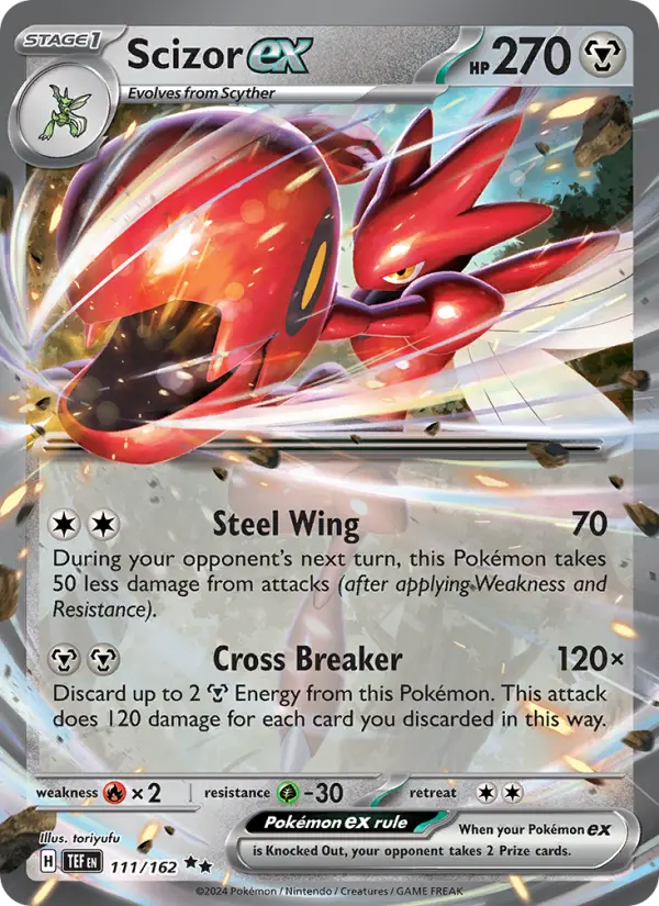 Scizor ex — Temporal Forces #111