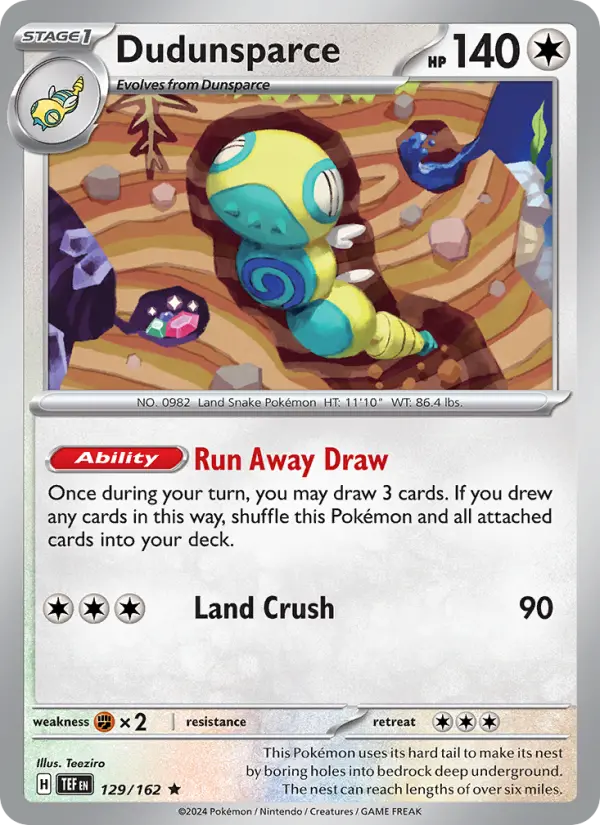 Dudunsparce — Temporal Forces #129