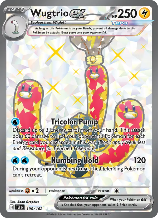 Wugtrio ex — Temporal Forces #190