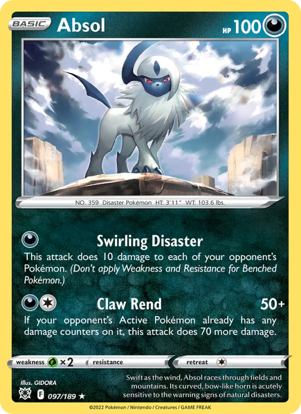 Absol — Astral Radiance #097