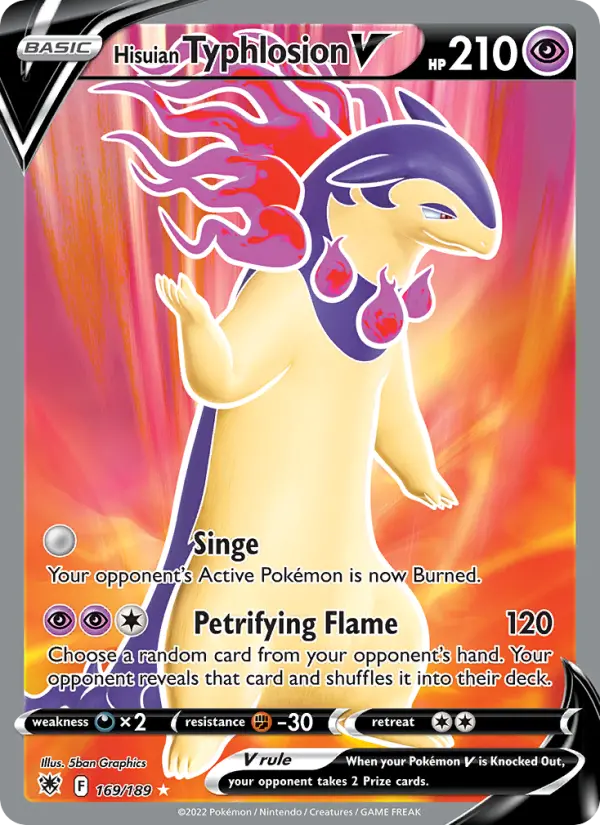 Hisuian Typhlosion V — Astral Radiance #169