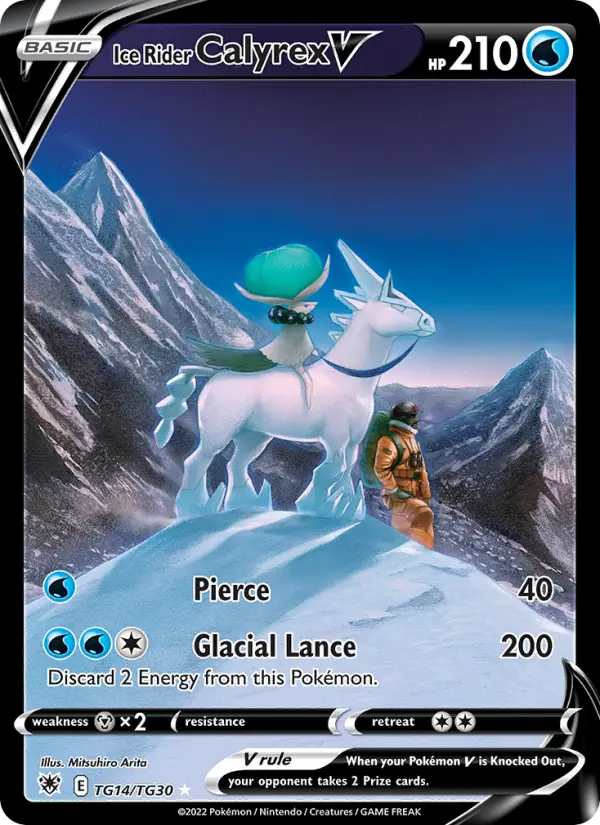 Ice Rider Calyrex V — Astral Radiance #TG14
