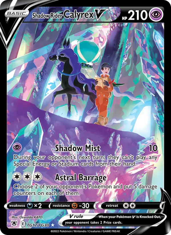 Shadow Rider Calyrex V — Astral Radiance #TG17