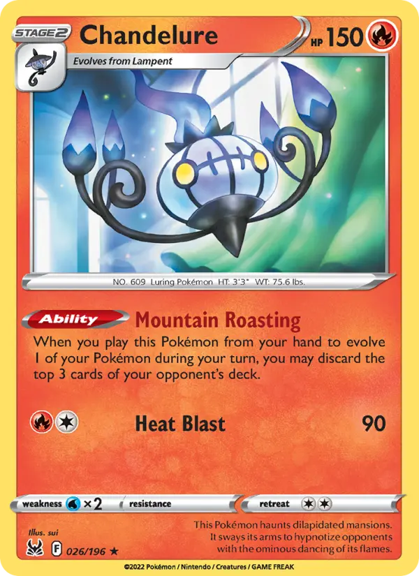 Chandelure — Lost Origin #026