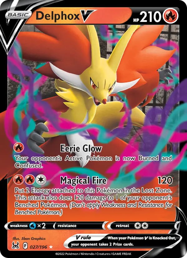 Delphox V — Lost Origin #027