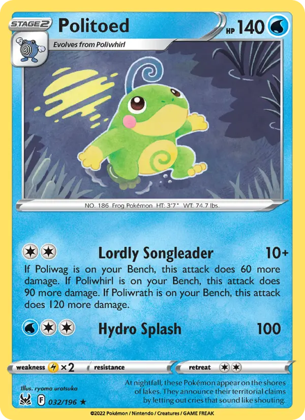 Politoed — Lost Origin #032