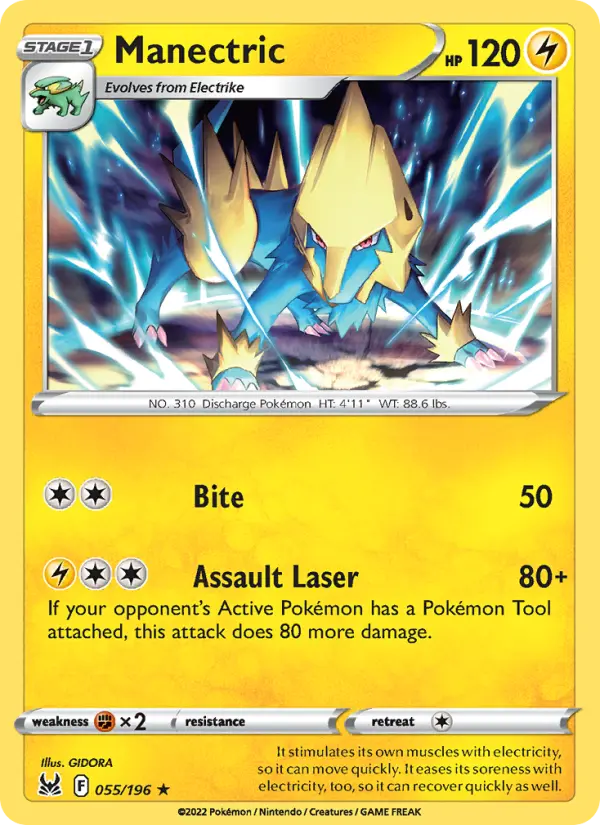 Manectric — Lost Origin #055