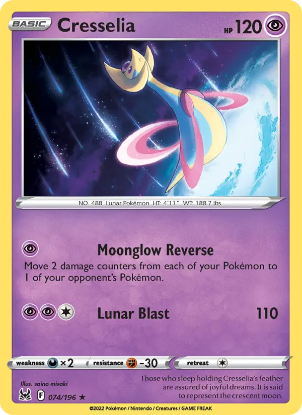 Cresselia — Lost Origin #074