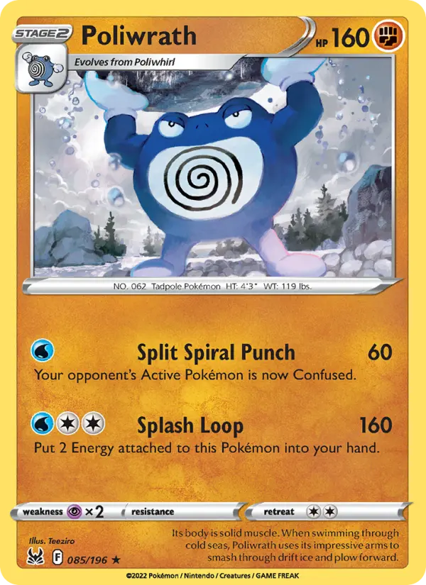 Poliwrath — Lost Origin #085
