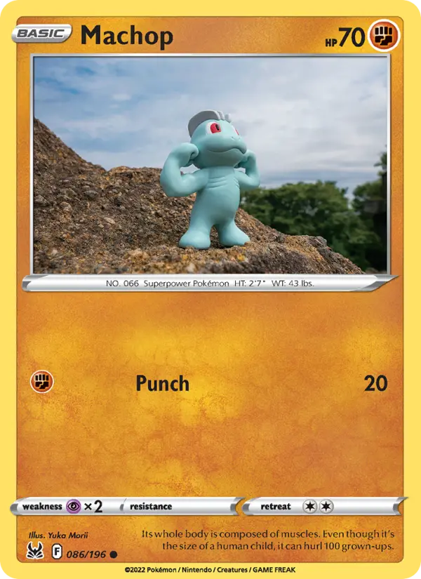 Machop — Lost Origin #086
