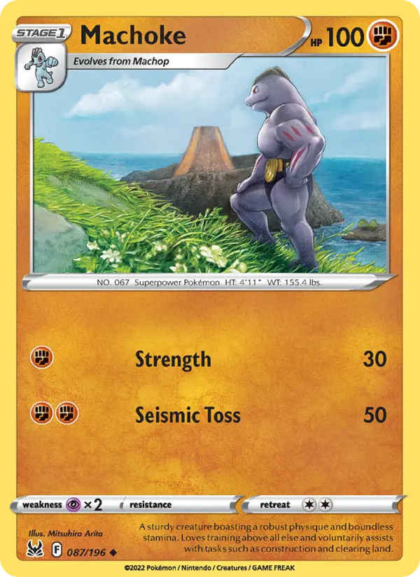Machoke — Lost Origin #087