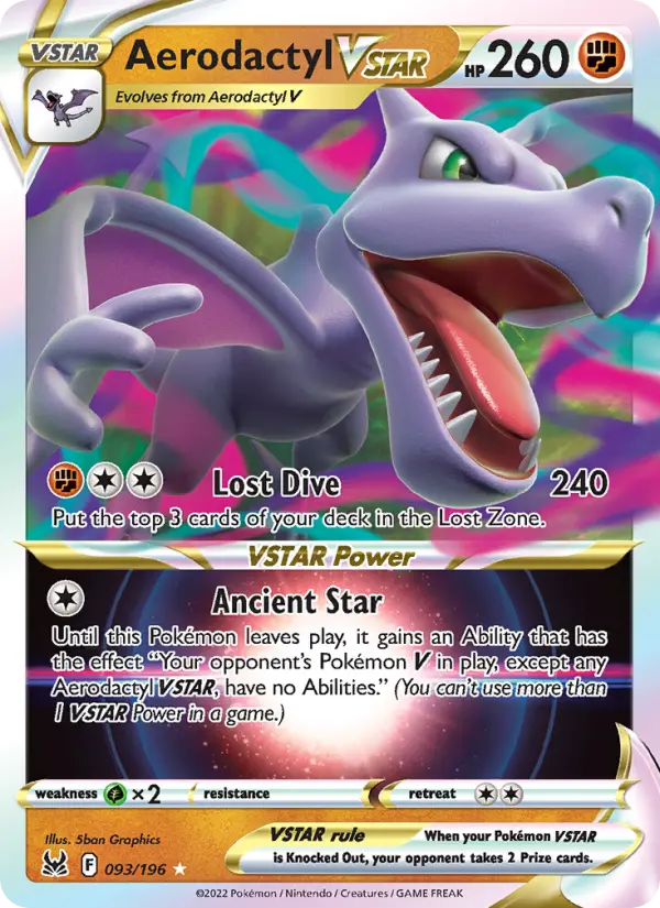 Aerodactyl VSTAR — Lost Origin #093
