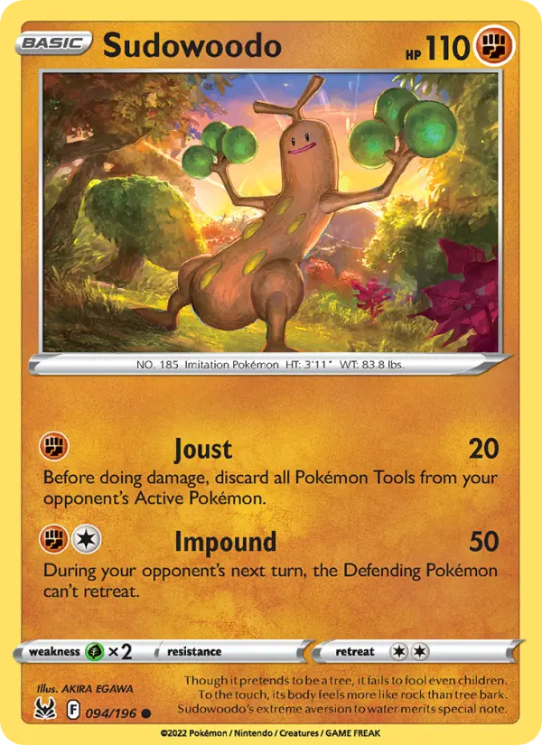 Sudowoodo — Lost Origin #094