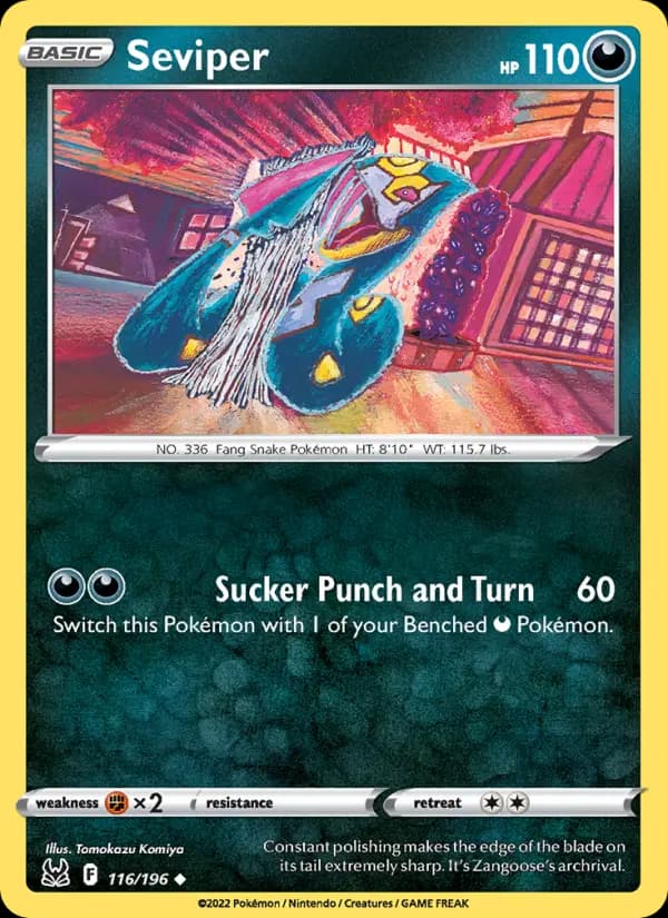 Seviper — Lost Origin #116