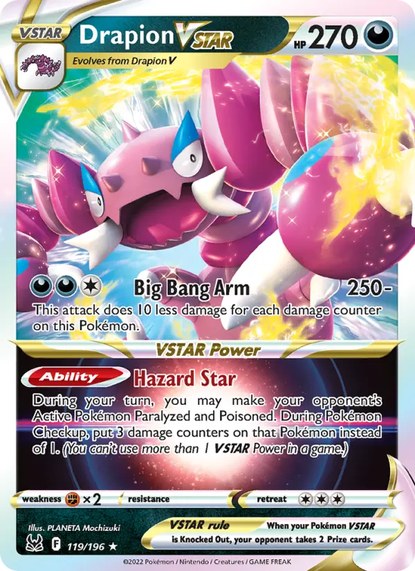 Drapion VSTAR — Lost Origin #119