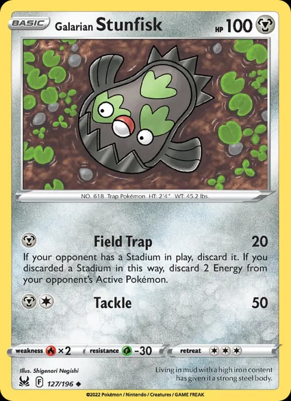Galarian Stunfisk — Lost Origin #127