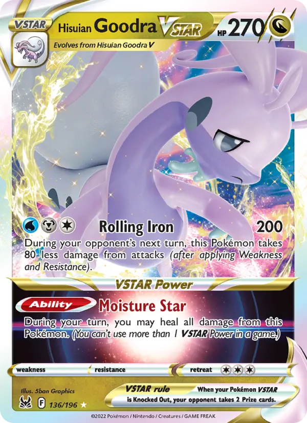 Hisuian Goodra VSTAR — Lost Origin #136