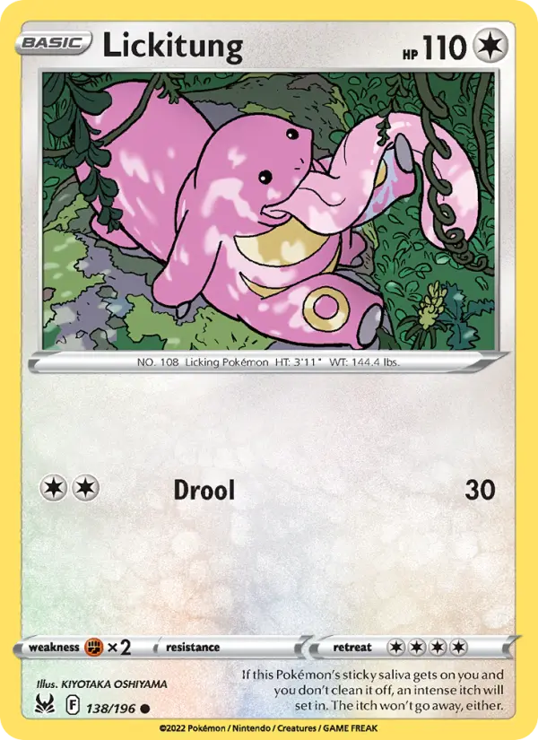 Lickitung — Lost Origin #138
