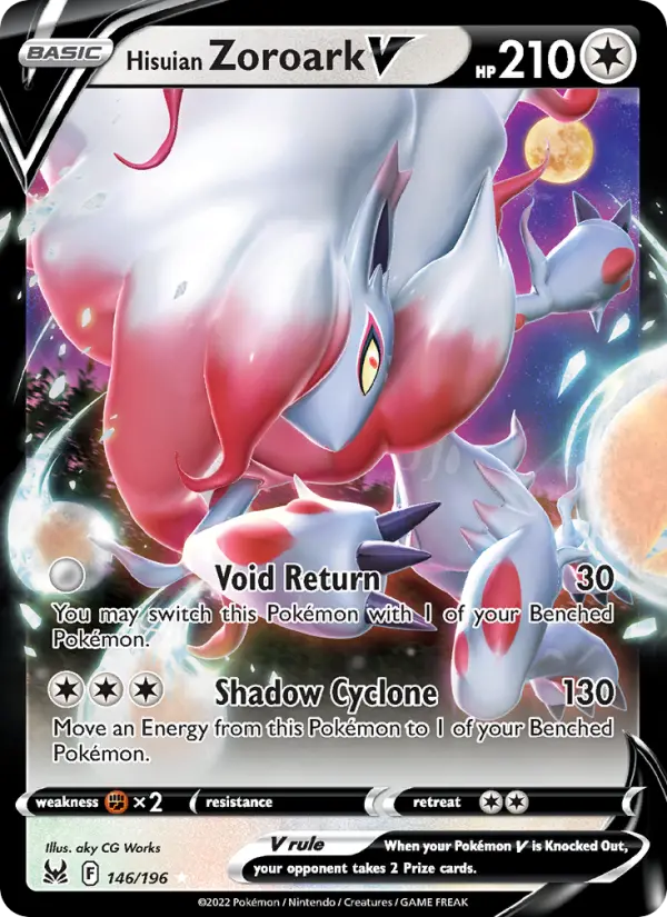 Hisuian Zoroark V — Lost Origin #146
