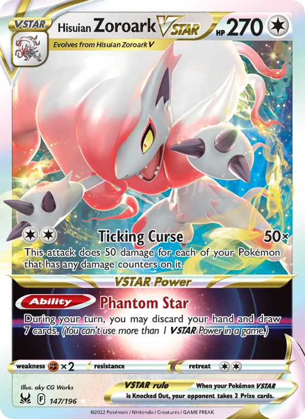 Hisuian Zoroark VSTAR — Lost Origin #147