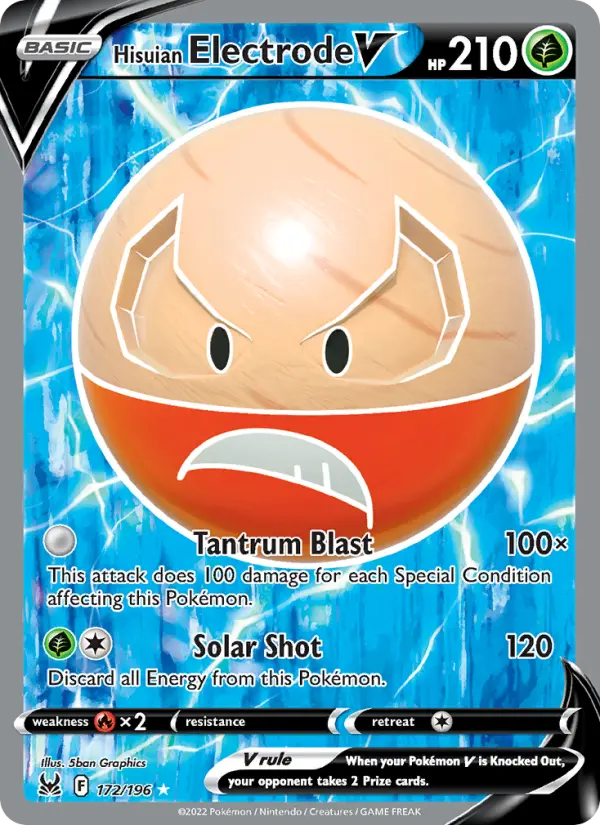 Hisuian Electrode V — Lost Origin #172