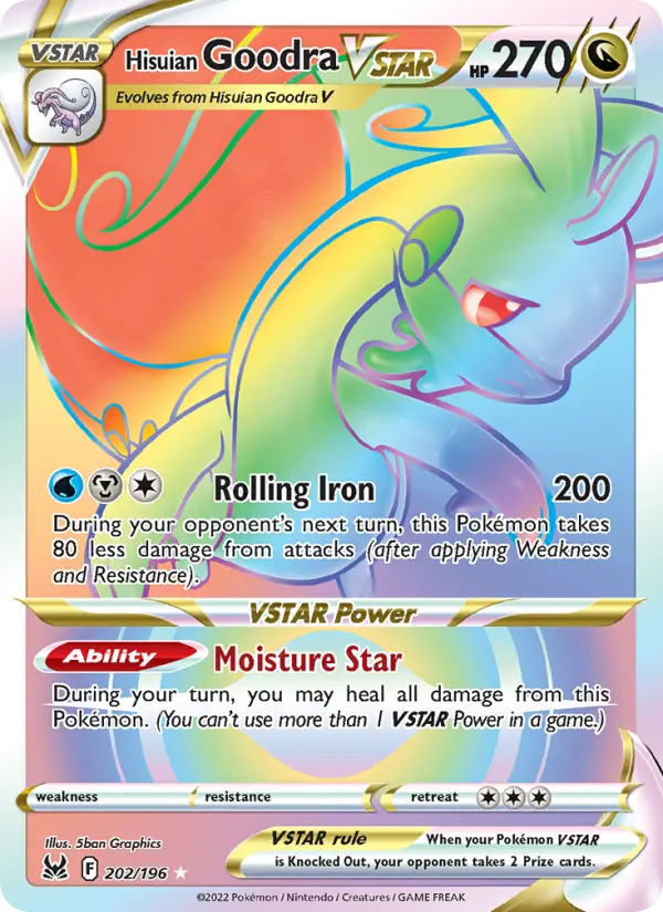 Hisuian Goodra VSTAR — Lost Origin #202