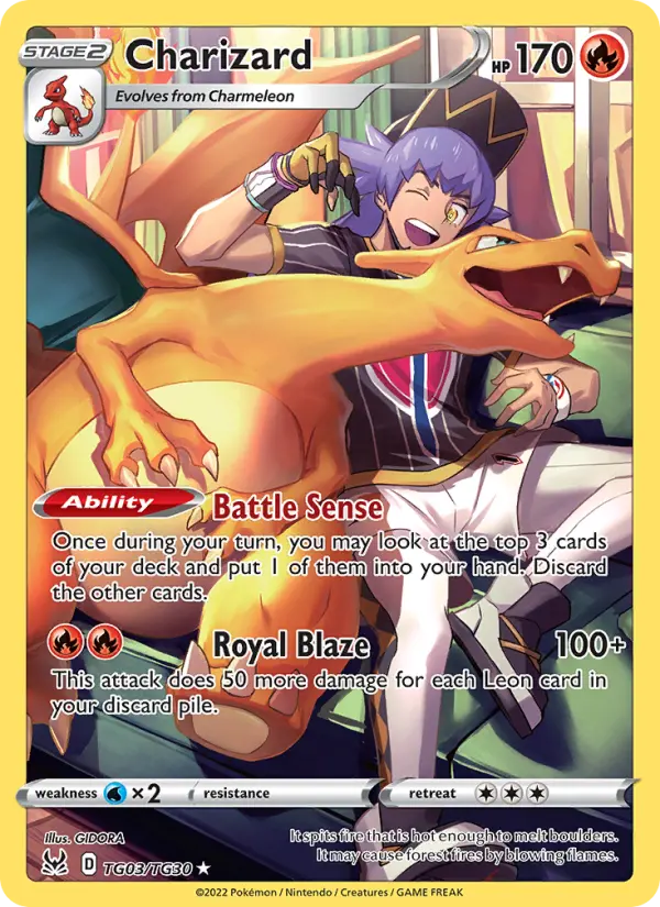 Charizard — Lost Origin #TG03
