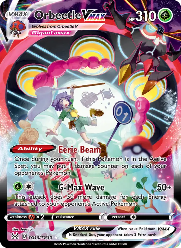 Orbeetle VMAX — Lost Origin #TG13
