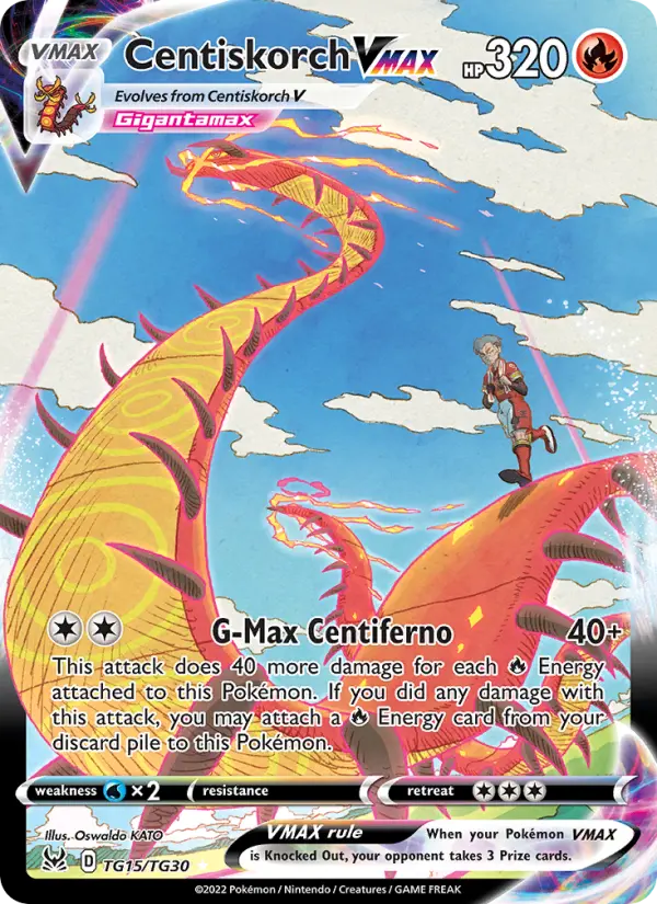 Centiskorch VMAX — Lost Origin #TG15