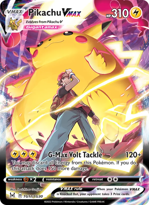 Pikachu VMAX — Lost Origin #TG17