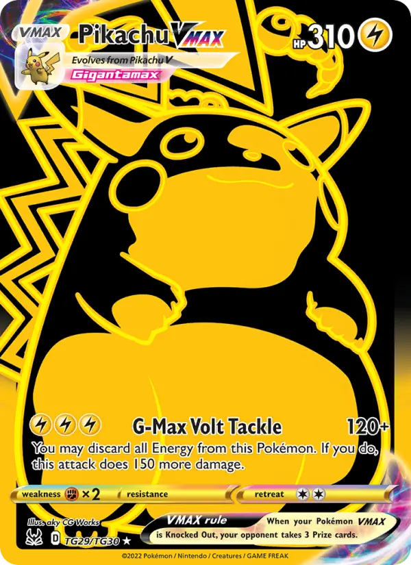Pikachu VMAX — Lost Origin #TG29
