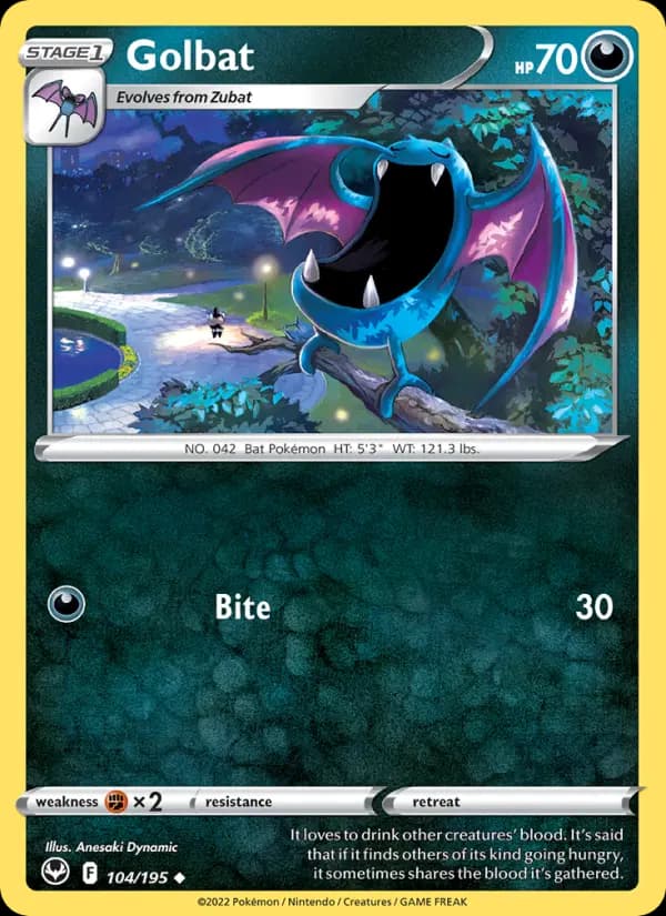 Golbat — Silver Tempest #104