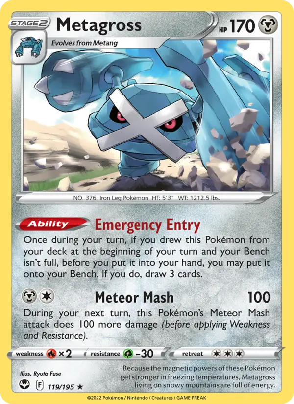 Metagross — Silver Tempest #119