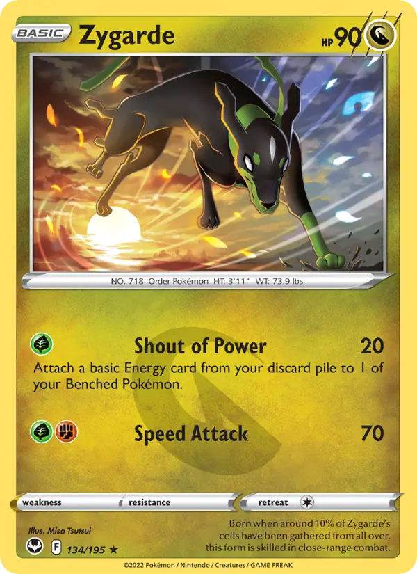 Zygarde — Silver Tempest #134