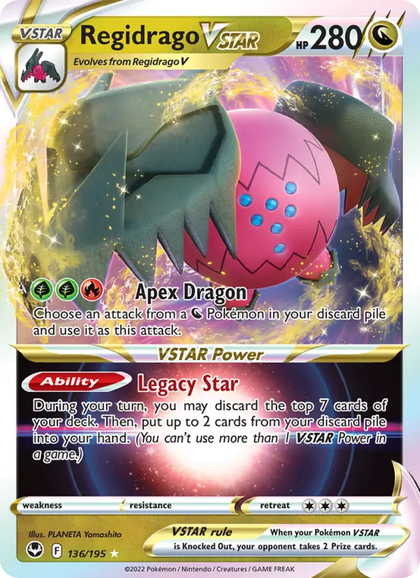 Regidrago VSTAR — Silver Tempest #136