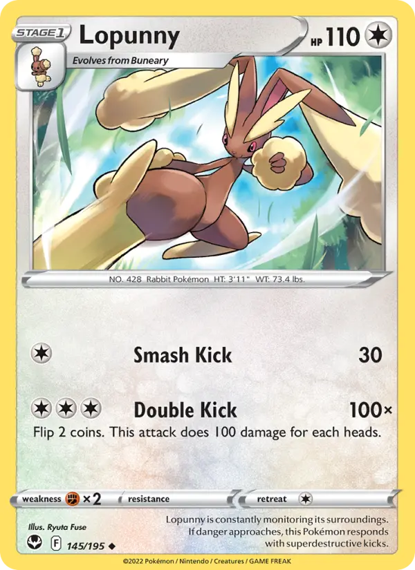 Lopunny — Silver Tempest #145