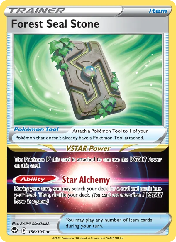 Forest Seal Stone — Silver Tempest #156