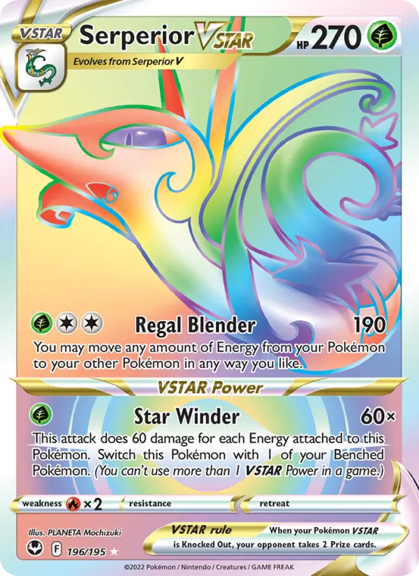 Serperior VSTAR — Silver Tempest #196