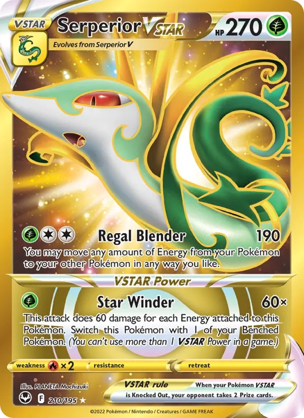 Serperior VSTAR — Silver Tempest #210